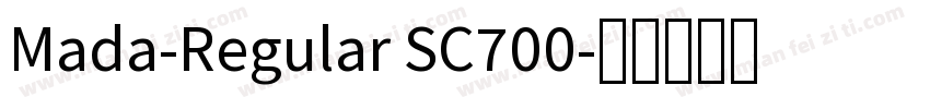 Mada-Regular SC700字体转换